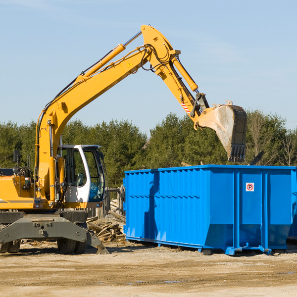 can i choose the location where the residential dumpster will be placed in Fernwood